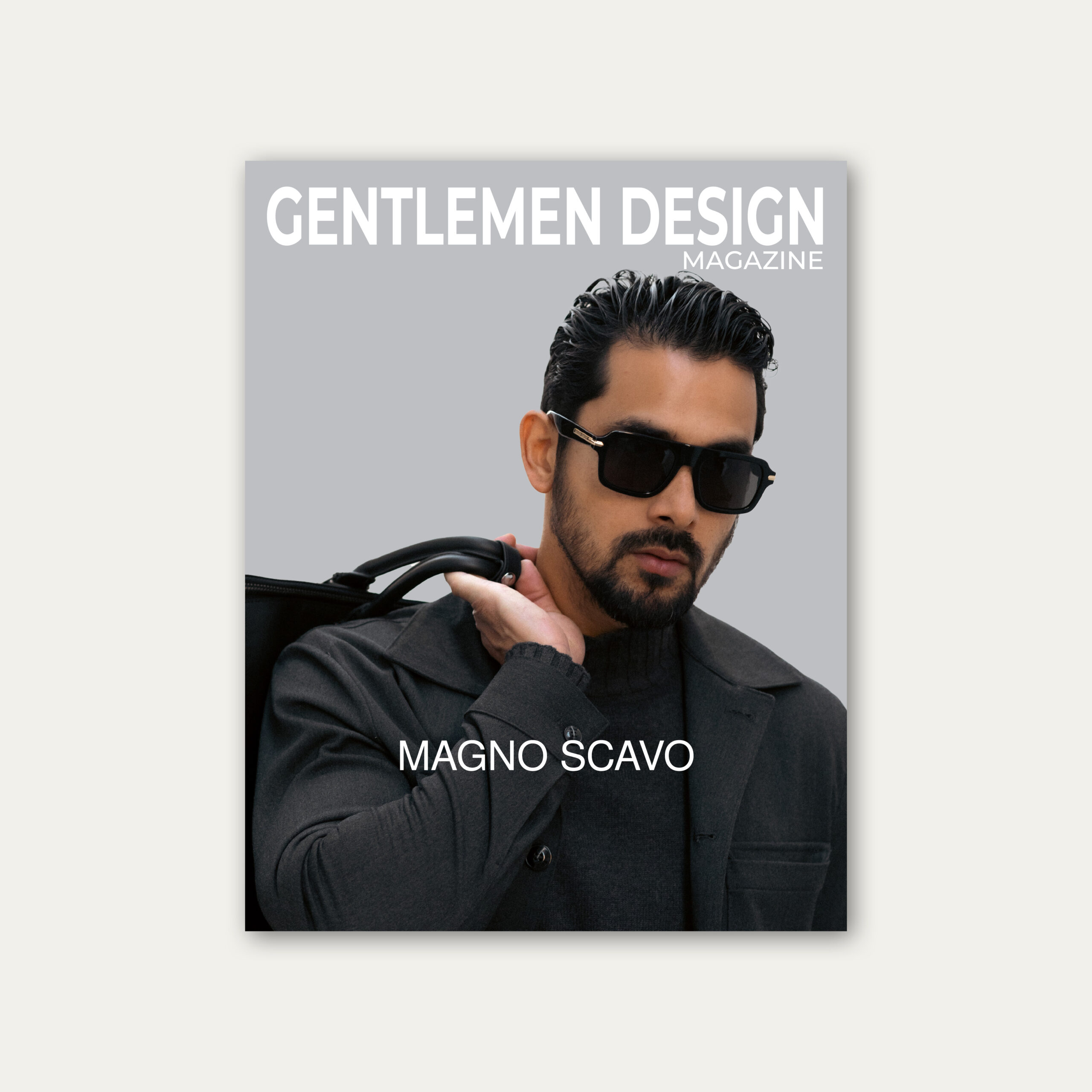 Gentlemen Design Issue 2 Cover featuring English and Spanish Editions of the luxury men's magazine