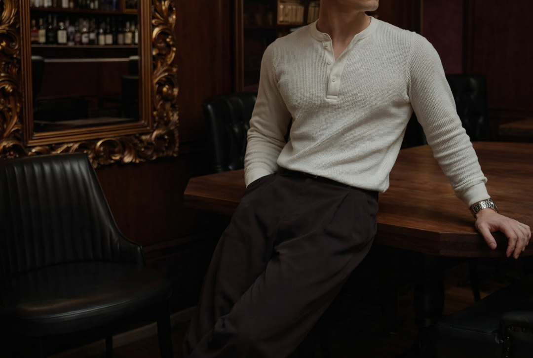 The henley shirt: the forgotten piece redefining contemporary masculinity